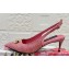 Dolce & Gabbana Heel 6.5cm Raffia slingbacks Pink 2024