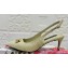 Dolce & Gabbana Heel 6.5cm Raffia slingbacks Light Green 2024