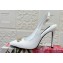 Dolce & Gabbana Heel 10.5cm Raffia slingbacks White 2024