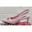 Dolce & Gabbana Heel 6.5cm Raffia slingbacks Light Pink 2024