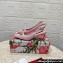 Dolce & Gabbana Heel 6.5cm Raffia slingbacks Light Pink 2024