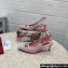Dolce & Gabbana Heel 6.5cm Raffia slingbacks Light Pink 2024