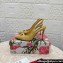 Dolce & Gabbana Heel 10.5cm Raffia slingbacks Yellow 2024