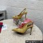 Dolce & Gabbana Heel 10.5cm Raffia slingbacks Yellow 2024