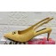 Dolce & Gabbana Heel 6.5cm Raffia slingbacks Yellow 2024