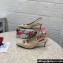 Dolce & Gabbana Heel 6.5cm Raffia slingbacks Beige 2024
