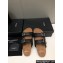 Saint Laurent Jimmy Buckled Calfskin Slide Sandals Black 2024