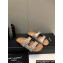 Saint Laurent Jimmy Buckled Calfskin Slide Sandals Beige 2024