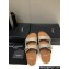Saint Laurent Jimmy Buckled Calfskin Slide Sandals Beige 2024