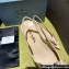 Prada Heel 4.5cm Brushed leather slingback pumps with floral appliques 1I317N Beige 2024