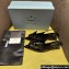 Prada Heel 4.5cm Brushed leather slingback pumps with floral appliques 1I317N Black 2024