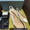 Prada Heel 5.5cm Patent leather slingbacks 1I190N White 2024