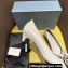 Prada Heel 4.5cm Brushed leather pumps with floral appliqués and Architectural details 1I363N Gray 2024
