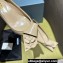 Prada Heel 4.5cm Brushed leather pumps with floral appliqués and Architectural details 1I363N Beige 2024