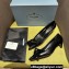 Prada Heel 4.5cm Brushed leather pumps with floral appliqués and Architectural details 1I363N Black 2024