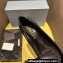 Prada Heel 4.5cm Brushed leather pumps with floral appliqués and Architectural details 1I363N Black 2024