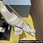 Prada Heel 4.5cm Brushed leather slingback pumps with floral appliqués and Architectural details Gray 2024