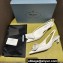 Prada Heel 4.5cm Brushed leather slingback pumps with floral appliqués and Architectural details White 2024