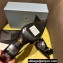 Prada Heel 4.5cm Brushed leather slingback pumps with floral appliqués and Architectural details Black 2024