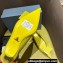 Prada Heel 4.5cm Brushed leather pumps with Architectural details Yellow 2024