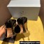 Prada Heel 5.5cm Patent leather Mules with Strap Black 2024