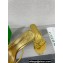 Bottega Veneta Heel 4.5cm Tubular leather Blink Mules Gold 2024