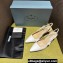 Prada Heel 5.5cm Patent leather slingbacks 1I190N White 2024