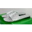 Bottega Veneta Leather Amy Flat mules with Intreccio pattern Silver 2024