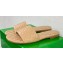 Bottega Veneta Leather Amy Flat mules with Intreccio pattern Nude 2024