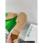 Bottega Veneta Leather Amy Flat mules with Intreccio pattern Nude 2024