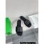 Bottega Veneta Leather Amy Flat mules with Intreccio pattern Black 2024