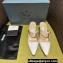 Prada Heel 5.5cm Patent leather Mules with Strap White 2024