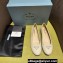 Prada Patent leather ballerinas with rounded line 1F200N Beige 2024