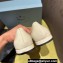 Prada Patent leather ballerinas with rounded line 1F200N Beige 2024