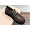 Miu Miu Platform 5cm Loafers in Leather Coffee 2024