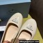 Prada Patent leather ballerinas with rounded line 1F200N Beige 2024