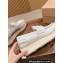 Miu Miu Platform 5cm Loafers in Leather White 2024