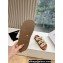 Celine Tippi Slides In Shearling And Calfskin White 2024