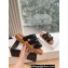 Celine Tippi Slides In Shearling And Calfskin Black 2024
