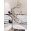Rene Caovilla sculpted acetate Heel 9.5cm Chandelier Crystal Sandals White 2024