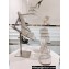 Rene Caovilla sculpted acetate Heel 9.5cm Chandelier Crystal Sandals White 2024