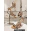 Rene Caovilla Heel 9.5cm Chandelier Crystal Sandals Beige/Multicolor 2024