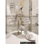 Rene Caovilla Heel 9.5cm Chandelier Crystal Sandals White 2024
