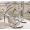 Rene Caovilla Heel 9.5cm Chandelier Crystal Sandals White 2024