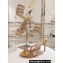 Rene Caovilla Heel 9.5cm Chandelier Crystal Sandals Beige/Silver 2024