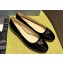 Prada Patent leather ballerinas with rounded line 1F200N Black 2024