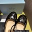 Prada Patent leather ballerinas with rounded line 1F200N Black 2024