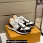 Louis Vuitton Monogram jacquard and suede calf leather Run Away Men's Sneakers Moka Brown 2024