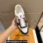 Louis Vuitton Monogram jacquard and suede calf leather Run Away Men's Sneakers Moka Brown 2024