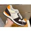Louis Vuitton Monogram jacquard and suede calf leather Run Away Men's Sneakers Moka Brown 2024